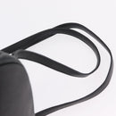 Christian Dior Backpack Leather Black Gold Auth 204161A-14