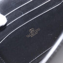 VALENTINO Chain Shoulder Bag Leather Black Gold Auth 204165V-19