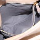 Miu Miu Hand Bag Vitellolux 2way Beige Gold Auth 204167V-25