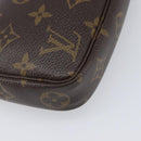 LOUIS VUITTON Monogram Pochette Accessoires Pouch M51980 LV Auth 204168-16