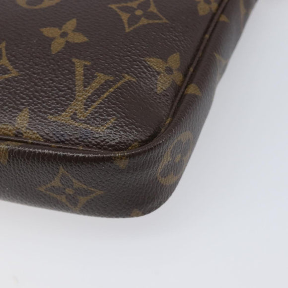 LOUIS VUITTON Monogram Pochette Accessoires Pouch M51980 LV Auth 204168