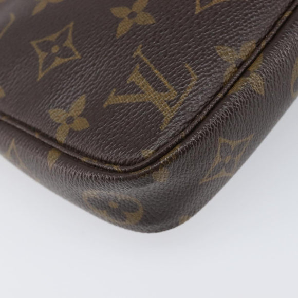 LOUIS VUITTON Monogram Pochette Accessoires Pouch M51980 LV Auth 204168
