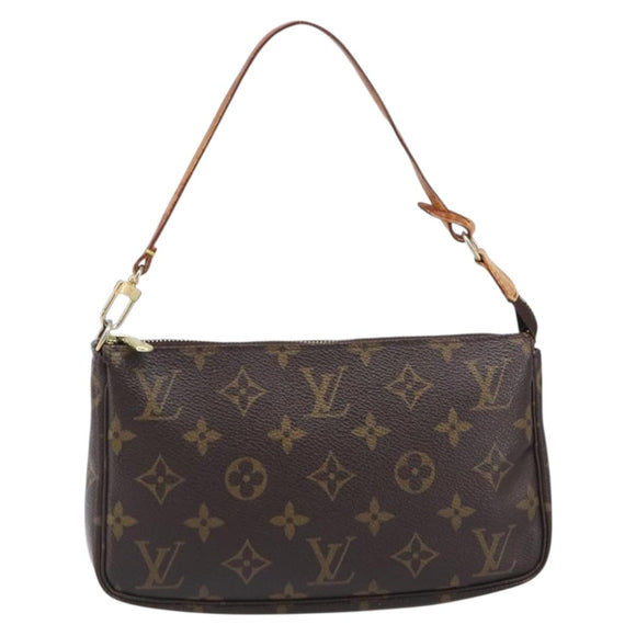 LOUIS VUITTON Monogram Pochette Accessoires Pouch M51980 LV Auth 204168