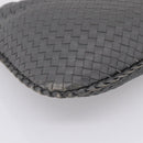 BOTTEGA VENETA INTRECCIATO Hobo Shoulder Bag Leather Gray Auth 204169V-15