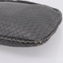 BOTTEGA VENETA INTRECCIATO Hobo Shoulder Bag Leather Gray Auth 204169V-16