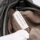 BOTTEGA VENETA INTRECCIATO Hobo Shoulder Bag Leather Gray Auth 204169V-11