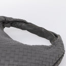 BOTTEGA VENETA INTRECCIATO Hobo Shoulder Bag Leather Gray Auth 204169V-14