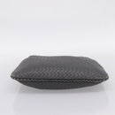 BOTTEGA VENETA INTRECCIATO Hobo Shoulder Bag Leather Gray Auth 204169V-5