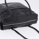 Chrome Hearts Tote Bag Leather Black Auth 204170V-16
