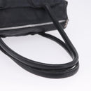 Chrome Hearts Tote Bag Leather Black Auth 204170V-17