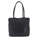 Chrome Hearts Tote Bag Leather Black Auth 204170V-2