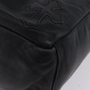 Chrome Hearts Tote Bag Leather Black Auth 204170V-28