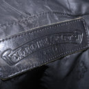 Chrome Hearts Tote Bag Leather Black Auth 204170V-33