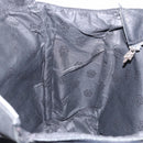 Chrome Hearts Tote Bag Leather Black Auth 204170V-36