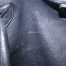 Chrome Hearts Tote Bag Leather Black Auth 204170V-40