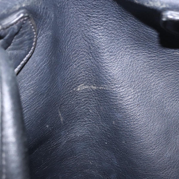 Chrome Hearts Tote Bag Leather Black Auth 204170V