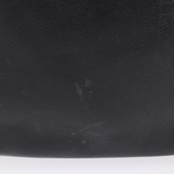 Chrome Hearts Tote Bag Leather Black Auth 204170V