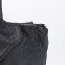 Chrome Hearts Tote Bag Leather Black Auth 204170V-6