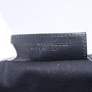 BALENCIAGA Navy Cabas S Hand Bag Canvas White Black 339933 Auth 204200-12