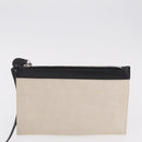 BALENCIAGA Navy Cabas S Hand Bag Canvas White Black 339933 Auth 204200-24