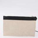 BALENCIAGA Navy Cabas S Hand Bag Canvas White Black 339933 Auth 204200-25