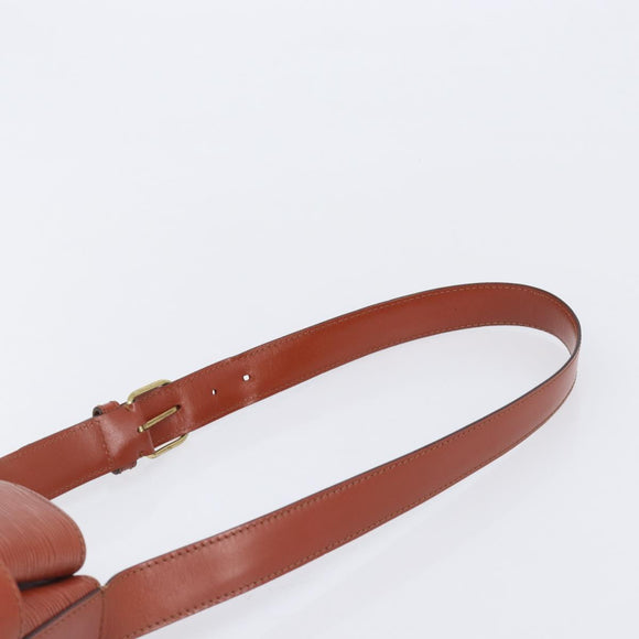 LOUIS VUITTON Epi Sac De Paul PM Shoulder Bag Brown M80203 LV Auth 204202A