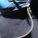 LOUIS VUITTON Epi Petit Noe Bag By Color Black Blue M44152 LV Auth 204203A-21