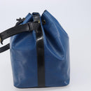 LOUIS VUITTON Epi Petit Noe Bag By Color Black Blue M44152 LV Auth 204203A-4