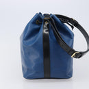 LOUIS VUITTON Epi Petit Noe Bag By Color Black Blue M44152 LV Auth 204203A-5