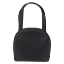 CELINE Hand Bag Leather Black Gold Auth 204213A-2