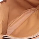 CELINE Macadam Canvas Tote Bag PVC Leather Brown Gold Auth 204214-26