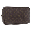 LOUIS VUITTON Monogram Trousse Toilette 28 Clutch Bag M47522 LV Auth 204216-1