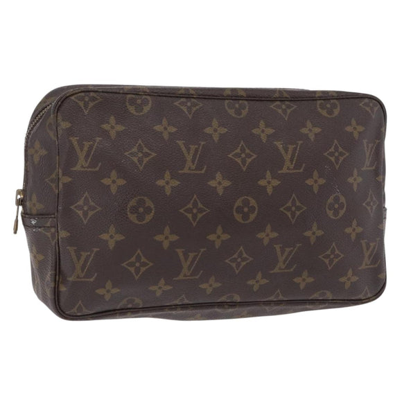 LOUIS VUITTON Monogram Trousse Toilette 28 Clutch Bag M47522 LV Auth 204216