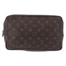 LOUIS VUITTON Monogram Trousse Toilette 28 Clutch Bag M47522 LV Auth 204216-13