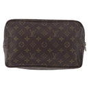 LOUIS VUITTON Monogram Trousse Toilette 28 Clutch Bag M47522 LV Auth 204216-2