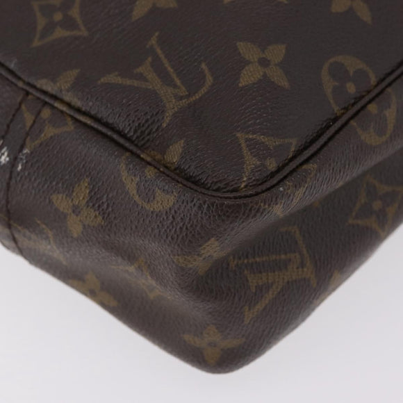 LOUIS VUITTON Monogram Trousse Toilette 28 Clutch Bag M47522 LV Auth 204216