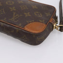 LOUIS VUITTON Monogram Marly Dragonne PM Clutch Bag M51827 LV Auth 204218-16