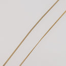 Christian Dior Rhinestone Necklace metal Gold Tone Auth 204224-11