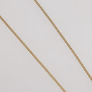 Christian Dior Rhinestone Necklace metal Gold Tone Auth 204224-5