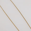 Christian Dior Rhinestone Necklace metal Gold Tone Auth 204224-6