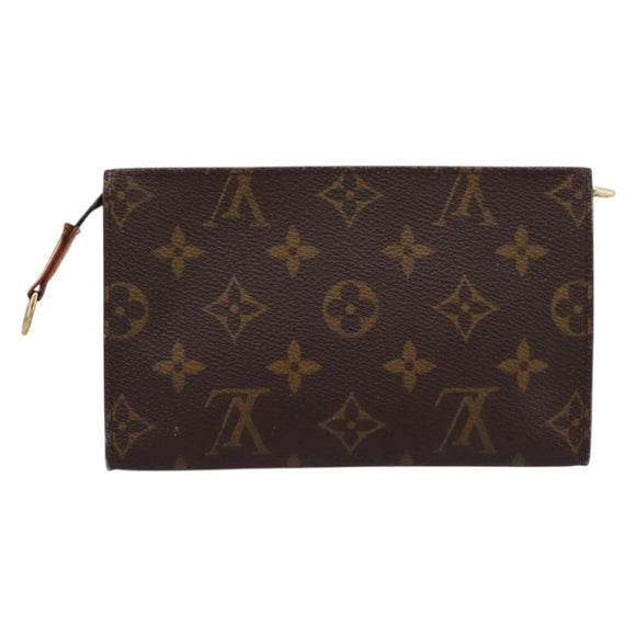 LOUIS VUITTON Monogram Bucket PM Accessory Pouch LV Auth 204228