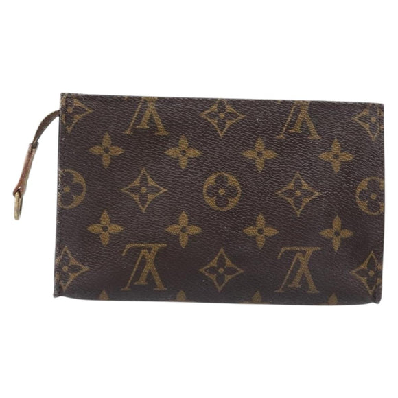 LOUIS VUITTON Monogram Bucket PM Accessory Pouch LV Auth 204229
