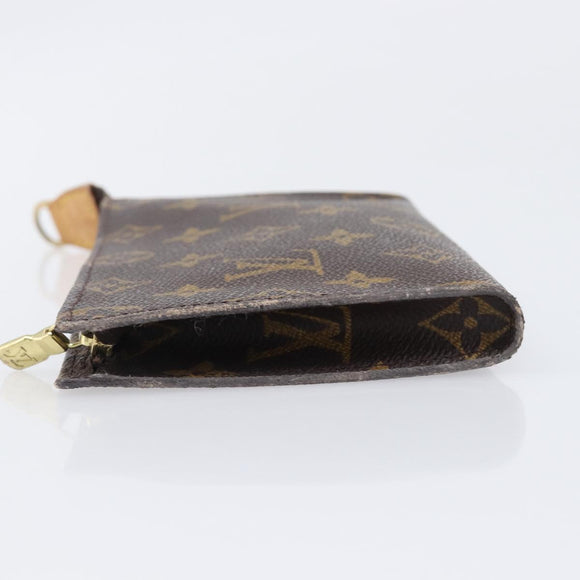 LOUIS VUITTON Monogram Bucket PM Accessory Pouch LV Auth 204229