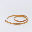 LOUIS VUITTON Nume leather Shoulder Strap Leather 44.9"" Beige LV Auth 204230A-4