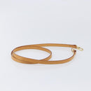 LOUIS VUITTON Nume leather Shoulder Strap Leather 44.9"" Beige LV Auth 204230A-5