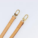 LOUIS VUITTON Nume leather Shoulder Strap Leather 44.9"" Beige LV Auth 204230A-7