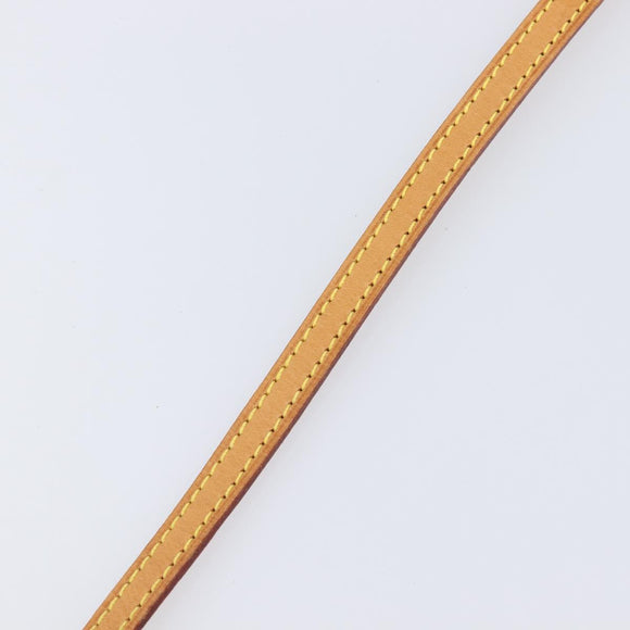 LOUIS VUITTON Nume leather Shoulder Strap Leather 44.9"" Beige LV Auth 204230A