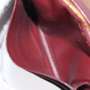 Cartier Must Line Wallet Leather 4 Set Bordeaux Auth 204233-9