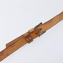 Christian Dior Trotter Canvas Shoulder Bag PVC Green Gold Auth 204234-9