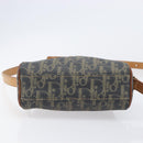 Christian Dior Trotter Canvas Shoulder Bag PVC Green Gold Auth 204234-6